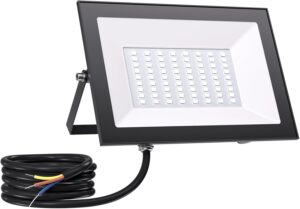 Allin LED Strahler Außen 50W, 6500K 5000LM Superhell LED Strahler | IP65 Wasserdicht Scheinwerfer, 180° Verstellbar Installationswinkel LED-Strahler Außen für Garten, Innenhöfe, Garag
