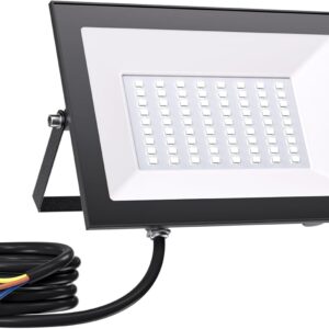 Allin LED Strahler Außen 50W, 6500K 5000LM Superhell LED Strahler | IP65 Wasserdicht Scheinwerfer, 180° Verstellbar Installationswinkel LED-Strahler Außen für Garten, Innenhöfe, Garag