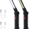 2er Set LED Arbeitsleuchte Wiederaufladbar: Werkstattlampe mit Magnetfuß & Haken-5 Modi USB Taschenlampe, 360° Drehbar & Klappbar Inspektionslampe für KFZ Reparatur,Werkstatt,Camping,Notfall 6 61KCtb9x1VL. AC SL1500