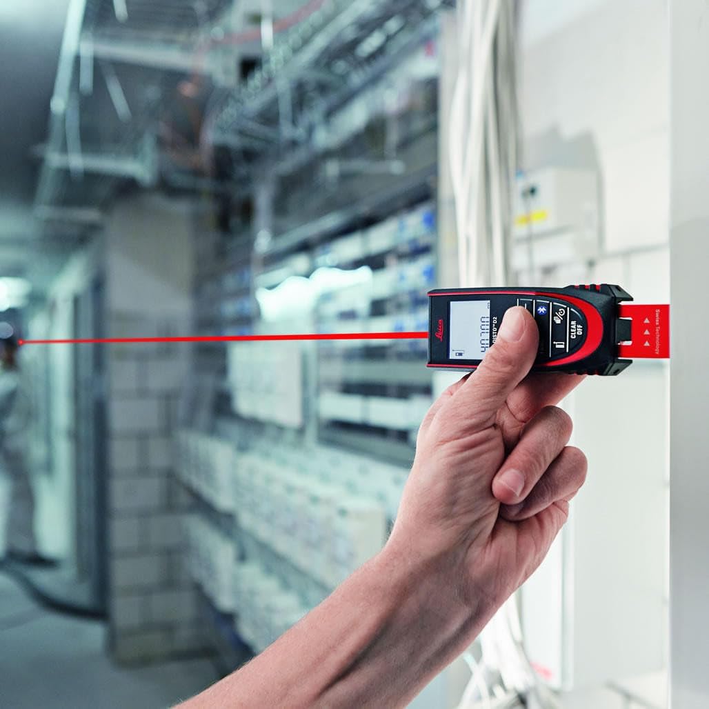 Leica DISTO D2 – funktioneller Laser Entfernungsmesser mit Bluetooth (App-Nutzung) für Distanz-, Flächen- und Volumenmessungen (Innenbereich & automatische Endstückerkennung) 3 Leica DISTO D2 – funktioneller Laser Entfernungsmesser mit Bluetooth (App-Nutzung) für Distanz-, Flächen- und Volumenmessungen (Innenbereich & automatische Endstückerkennung) – Bild 3