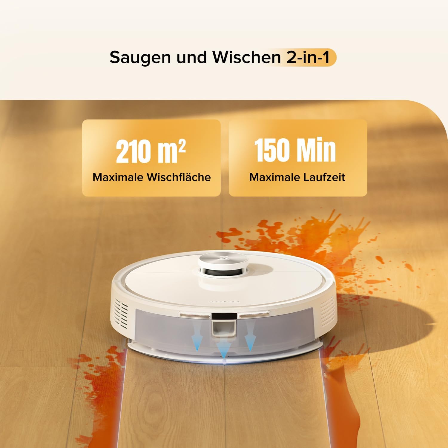 roborock Q7 M5-Set Saugroboter mit Wischfunktion, 10.000Pa Saugkraft 4 roborock Q7 M5-Set Saugroboter mit Wischfunktion, 10.000Pa Saugkraft – Bild 4