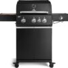 BURNHARD® Gasgrill 3-Brenner 2x Edelstahl-Stabbrenner 3,75 kW | 1x Infrarot-Keramikbrenner 3,75 kW, Gussrost, Piezo-Zündung – FRED Deluxe 6 61S JTDtltL. AC SL1500