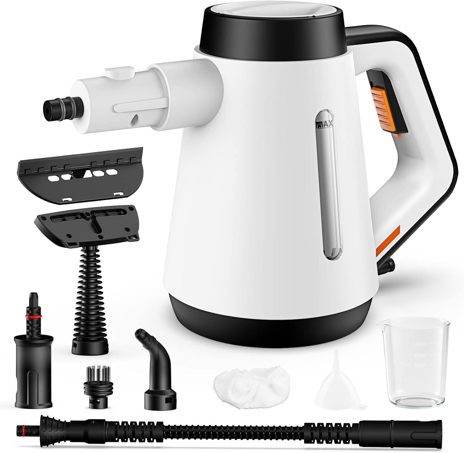 Fippesax Handdampfreiniger, 400 ml Mehrzweck‑Dampfreiniger mit 9‑teiligem Zubehör, chemikalienfrei für Haushalt, Böden, Fliesen, Fenster & Sofas 1 Fippesax Handdampfreiniger, 400 ml Mehrzweck‑Dampfreiniger mit 9‑teiligem Zubehör, chemikalienfrei für Haushalt, Böden, Fliesen, Fenster & Sofas