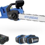 HYUNDAI 40V Akku-Kettensäge CS4016LI, inkl. 2x 4Ah Akku & Doppelladegerät