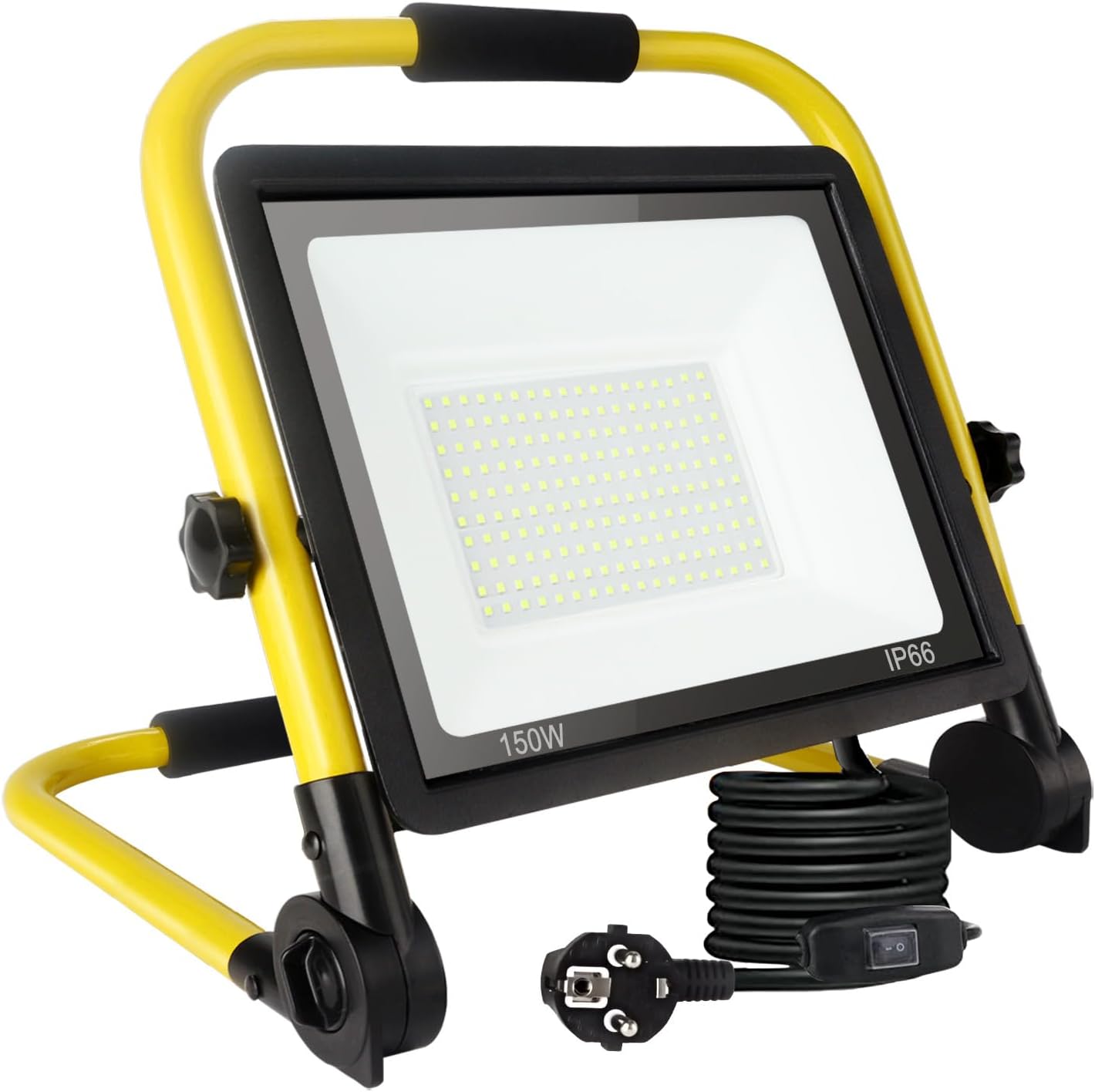 150w Led Baustrahler,15400 Lm Lm Superhelle Arbeitsleuchte,Tragbares Baustrahler,6000k Tageslichtweiß,Ip66 Wasserdicht,Eu-Stecker Bauleuchten mit 3.5M Kabel und Schalter für Werkstatt,Garage,Garten 1 150w Led Baustrahler,15400 Lm Lm Superhelle Arbeitsleuchte,Tragbares Baustrahler,6000k Tageslichtweiß,Ip66 Wasserdicht,Eu-Stecker Bauleuchten mit 3.5M Kabel und Schalter für Werkstatt,Garage,Garten