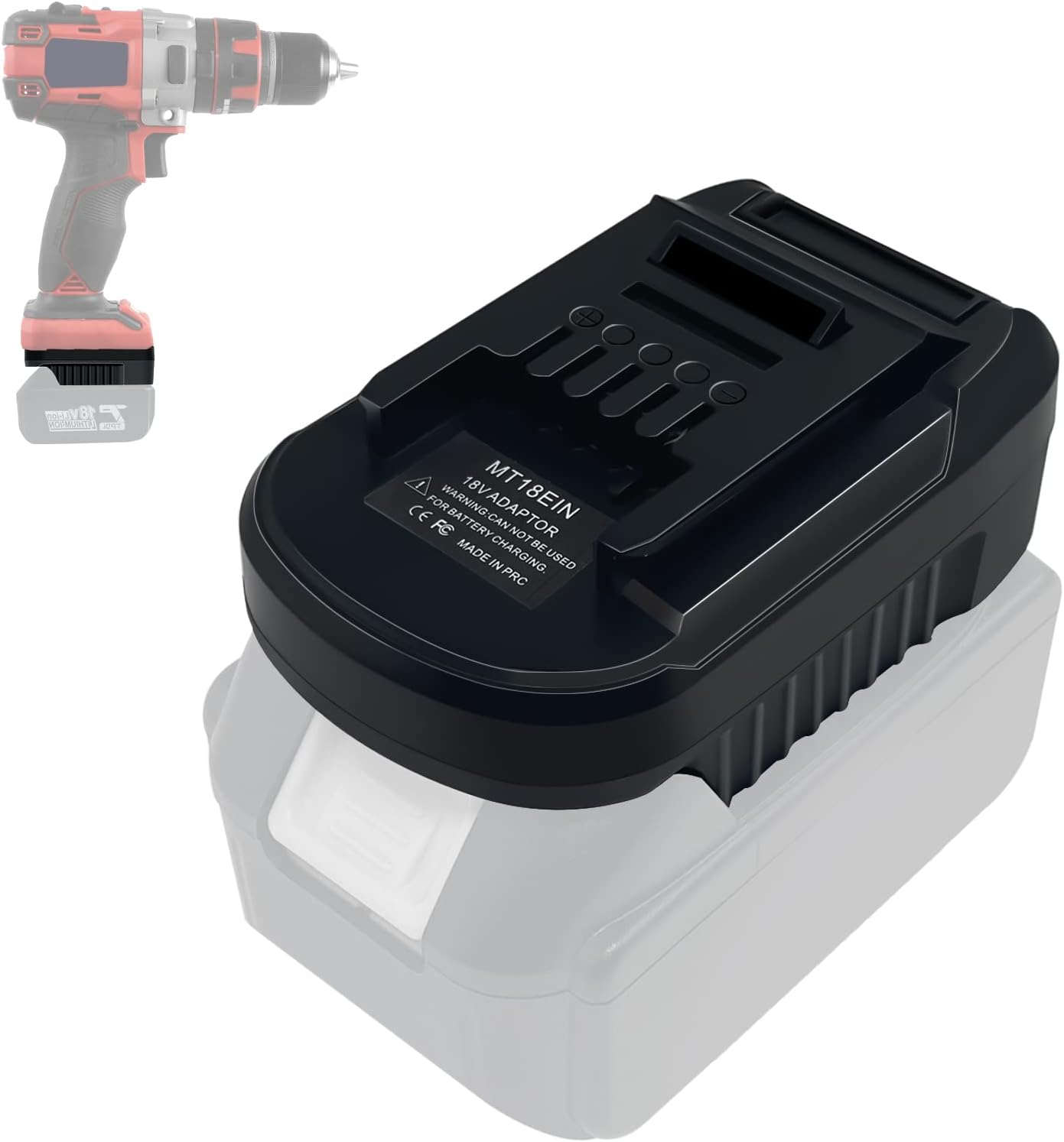 Adapter für Makita auf Einhell, für Makita Akku auf Einhell Elektrowerkzeug 1 Adapter für Makita auf Einhell, für Makita Akku auf Einhell Elektrowerkzeug