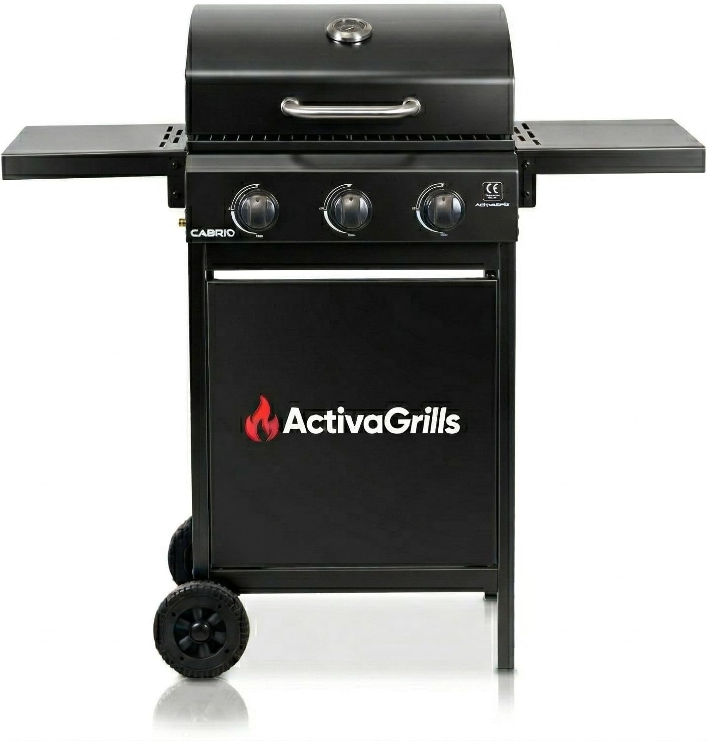 ACTIVA Gasgrill Cabrio I Premium Gasgrill inkl. wetterfester Abdeckhaube, 3 Brenner je 2,7 kW, Thermometer, verchromter Grillrost I Kompakter BBQ Gasgrill für Balkon & Garten 1 ACTIVA Gasgrill Cabrio I Premium Gasgrill inkl. wetterfester Abdeckhaube, 3 Brenner je 2,7 kW, Thermometer, verchromter Grillrost I Kompakter BBQ Gasgrill für Balkon & Garten