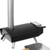 tepro Danbury Pellet-Pizzaofen – Outdoor-Holzofengrill mit Cordierit-Stein, Edelstahl-Klappfüßen & Pizza-Schaufel 3 61wfLczy69L. AC SL1500