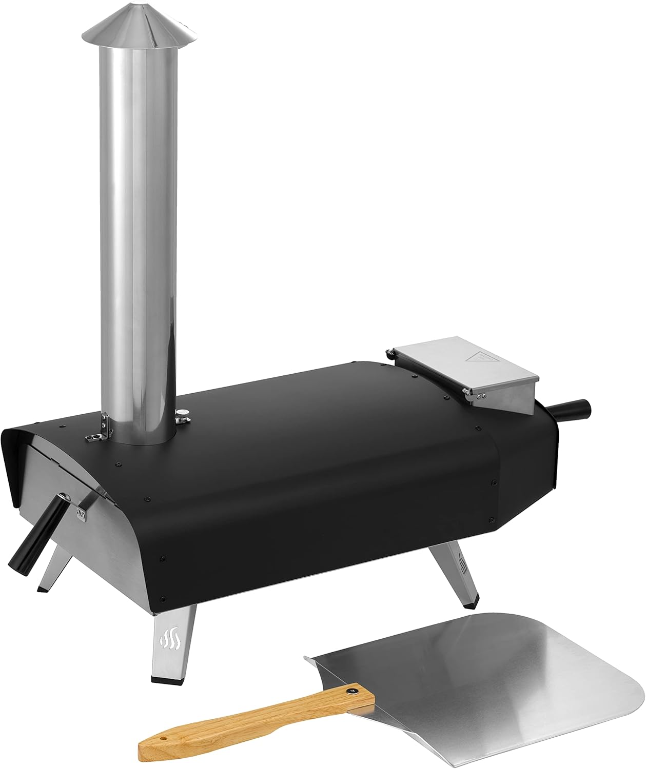 tepro Danbury Pellet-Pizzaofen – Outdoor-Holzofengrill mit Cordierit-Stein, Edelstahl-Klappfüßen & Pizza-Schaufel 1 tepro Danbury Pellet-Pizzaofen – Outdoor-Holzofengrill mit Cordierit-Stein, Edelstahl-Klappfüßen & Pizza-Schaufel