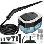 Granarbol 1800ml -2500W Dampfreiniger, 8s Heizung 275°F/145°C Entfernt Fett | Handdampfreiniger Testsieger, Steam Cleaner mit 10PCS Reinigungsset,3.2 Bar/ 3-stufig für Auto Bad Fenster Fliesen Sofa Küche