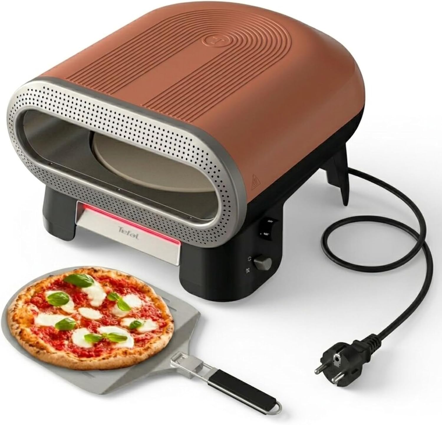 Tefal Pizza Pronto elektrischer Outdoor-Pizzaofen, automatischer Drehstein 1 Tefal Pizza Pronto elektrischer Outdoor-Pizzaofen, automatischer Drehstein