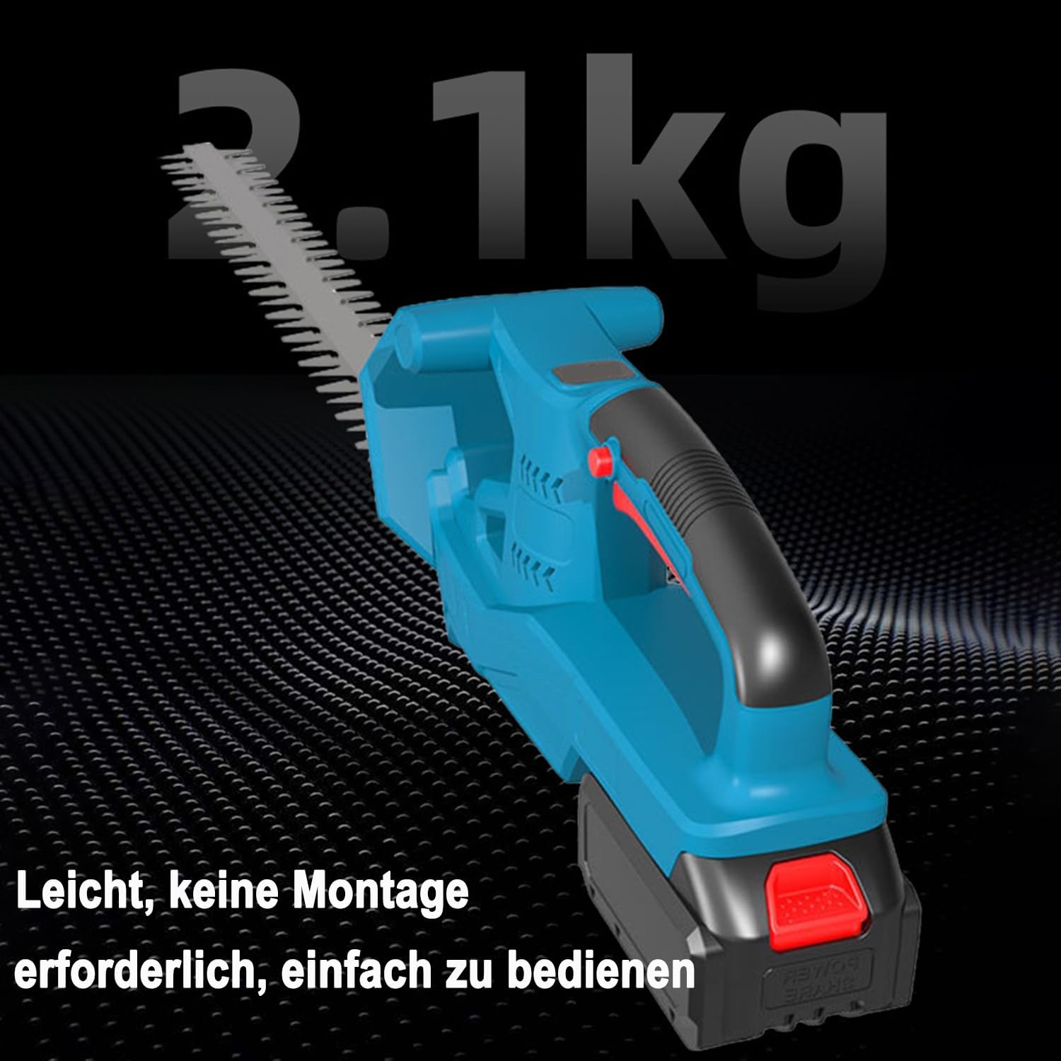 Akku-Heckenschere für Makita-18V-Akku,Elektrische Heckenschere mit 2 Akkus | 51 cm Schnittlänge, 15 mm Zahnabstand,Ergonomischer Griff,Leicht Elektro-Heckenschere für Garten, Sträucher und Hecken 5 Akku-Heckenschere für Makita-18V-Akku,Elektrische Heckenschere mit 2 Akkus | 51 cm Schnittlänge, 15 mm Zahnabstand,Ergonomischer Griff,Leicht Elektro-Heckenschere für Garten, Sträucher und Hecken – Bild 5