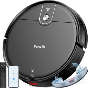 VersLife L6 Saugroboter mit Wischfunktion, 4000Pa Staubsauger Roboter