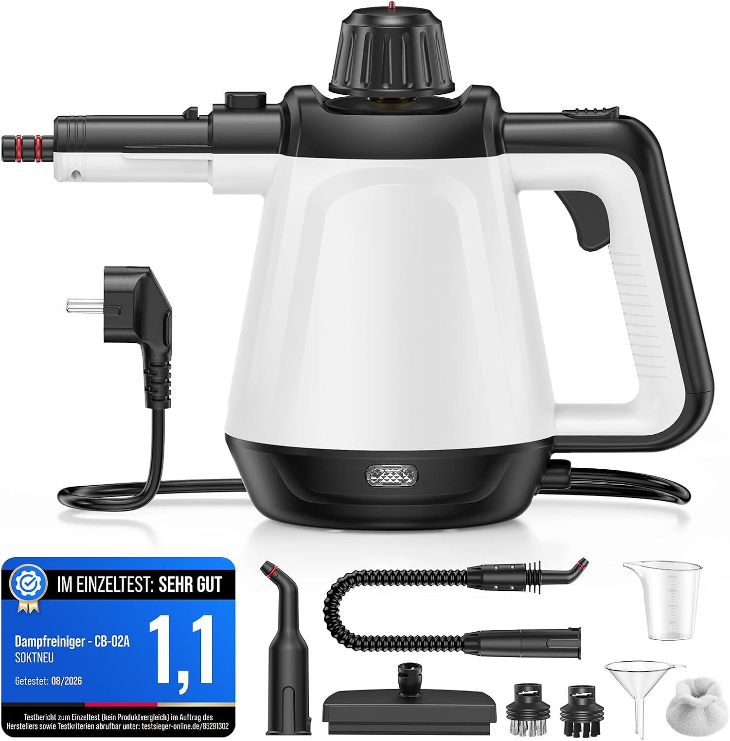 Dampfreiniger, 1200W Hochdruck-Dampfreiniger Handgerät für alles 1 Dampfreiniger, 1200W Hochdruck-Dampfreiniger Handgerät für alles