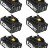 6 x BL1860 Ersatzakku für makita akku 18v 8Ah Ersatzakku für Makita akku | Ersatzakku für Akku BL1830 BL1830B BL1850 BL1850B BL1860 BL1860B BL1840 BL1835 BL1845 BL1820 LXT-400 Werkzeugakkus 6 71DF AAVO9L. AC SL1500