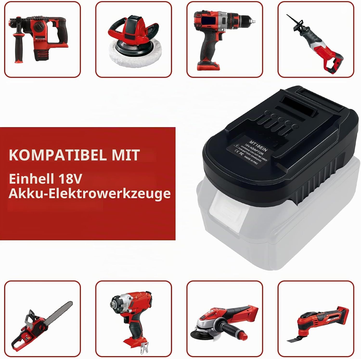 Adapter für Makita auf Einhell, für Makita Akku auf Einhell Elektrowerkzeug 3 Adapter für Makita auf Einhell, für Makita Akku auf Einhell Elektrowerkzeug – Bild 3