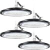 UFO Werkstattlampe LED Strahler Industrielampe Hallenbeleuchtung | 6500K kaltweiß IP65 High Bay Licht Werkstatt Deckenleuchte Industriestrahler für Fabriken Garage Lagerhaus,4pcs 300W 7 71O65q1E68L. AC SL1500