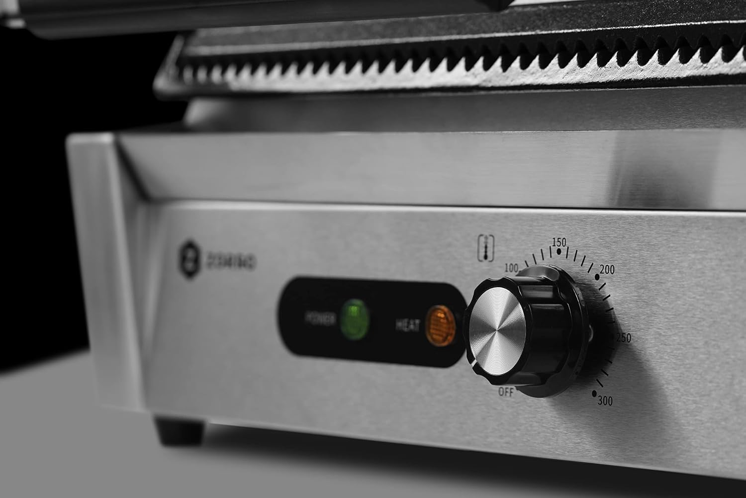ZORRO Professioneller Kontaktgrill, Edelstahl Elektrogrill mit Grillplatten, Panini-Maker mit Temperaturregelung, Gewerbe-Sandwichmaker mit Antihaftbeschichtung 4 ZORRO Professioneller Kontaktgrill, Edelstahl Elektrogrill mit Grillplatten, Panini-Maker mit Temperaturregelung, Gewerbe-Sandwichmaker mit Antihaftbeschichtung – Bild 4