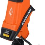 SuperHandy Gartenhäcksler Elektro Häcksler Garten 2400W Messerhäcksler 230V Schredder gartenhäcksler Max Kapazität w / (2) Dual-Edge-Blades
