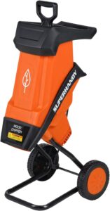 SuperHandy Gartenhäcksler Elektro Häcksler Garten 2400W Messerhäcksler 230V Schredder gartenhäcksler Max Kapazität w / (2) Dual-Edge-Blades