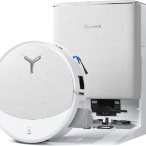 ECOVACS T90 PRO Omni Saugroboter mit Wischfunktion Blast & 30.000 Pa | Roboterstaubsauger, Schnellladen mit PowerBoost, OZMO ROLLER 3.0, automatische Dosierung der Reinigungslösung, AIVI 3D, Weiß