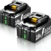 2 X 18V 8000mAh/8.0Ah BL1830 Ersatzakku für makita 18V Akku Li-ion BL1850 BL1850B BL1830 BL1860B BL1845 BL1835 BL1815 194205-3 LXT-400 BL1860 Akku with LED Werkzeugakku 6 71aAp7MHj6L. AC SL1500