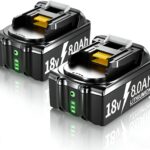 2 X 18V 8000mAh/8.0Ah BL1830 Ersatzakku für makita 18V Akku Li-ion BL1850 BL1850B BL1830 BL1860B BL1845 BL1835 BL1815 194205-3 LXT-400 BL1860 Akku with LED Werkzeugakku