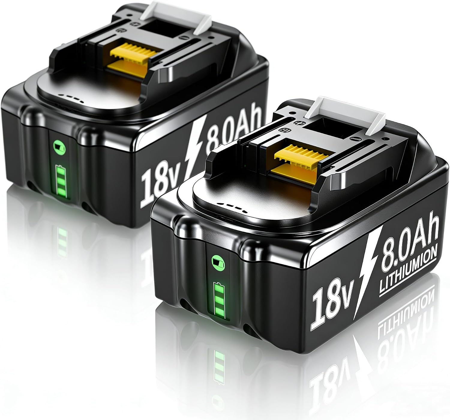2 X 18V 8000mAh/8.0Ah BL1830 Ersatzakku für makita 18V Akku Li-ion BL1850 BL1850B BL1830 BL1860B BL1845 BL1835 BL1815 194205-3 LXT-400 BL1860 Akku with LED Werkzeugakku 1 2 X 18V 8000mAh/8.0Ah BL1830 Ersatzakku für makita 18V Akku Li-ion BL1850 BL1850B BL1830 BL1860B BL1845 BL1835 BL1815 194205-3 LXT-400 BL1860 Akku with LED Werkzeugakku