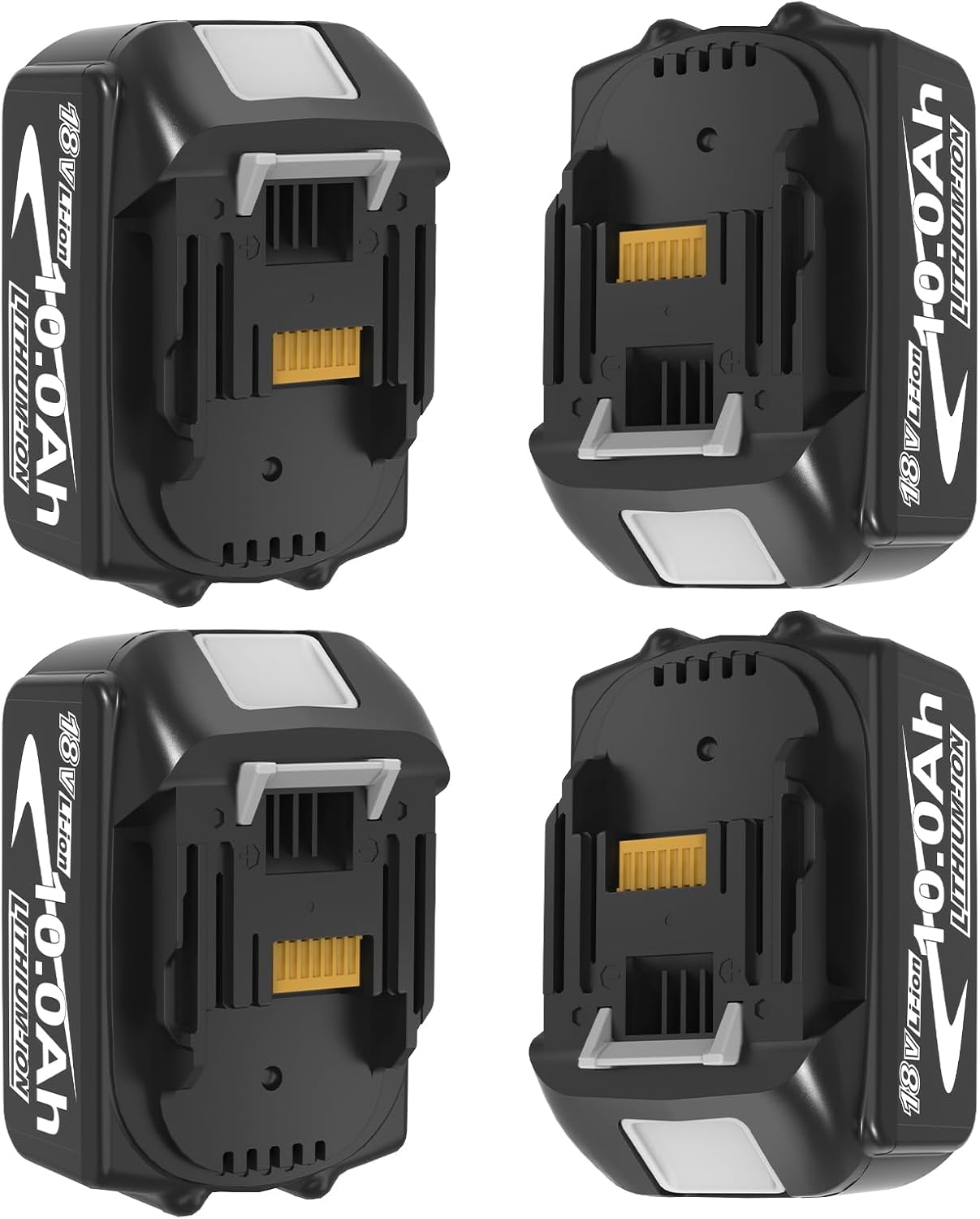 4Stück 10000 mAh/10,0 Ah Kompatibel für Makita Akku 18V BL1850 BL1860 | Akku kompatibel mit Makita Ladegerät 18V DC18SD, DC18RC, DC18RD und kompatibel mit Makita LXT-18V-Serie 1 4Stück 10000 mAh/10,0 Ah Kompatibel für Makita Akku 18V BL1850 BL1860 | Akku kompatibel mit Makita Ladegerät 18V DC18SD, DC18RC, DC18RD und kompatibel mit Makita LXT-18V-Serie