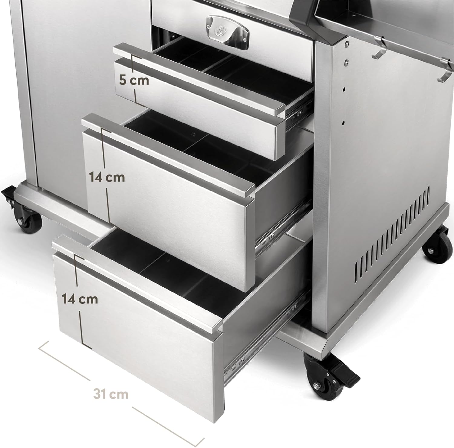 BURNHARD® Gasgrill 4-Brenner inkl. Heckbrenner, mit Gusseisen Grillrost 4 BURNHARD® Gasgrill 4-Brenner inkl. Heckbrenner, mit Gusseisen Grillrost – Bild 4