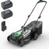 40V Akku-Rasenmäher mit Radantrieb, 43 cm Schnittbreite, bürstenloser Motor, Rasenmäher mit Akku inkl. 2X 5,0 Ah Akkus & Ladegerät, 2-in-1 Mulchmäher & Fangen, für mittelgroße Gärten 6 71ejeSR8JL. AC SL1500