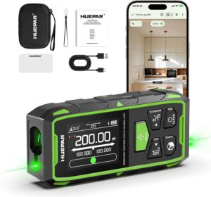 Huepar Dual Laser Entfernungsmesser Mit Bluetooth