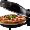 Ariete Pizzaofen 917, 4-Minuten-Pizza, Pizzaofen mit 5 Garstufen, Feuerfeste Platte zum Wiederaufwärmen, Holzbrettchen im Lieferumfang Enthalten, Max. Temperatur 400°C, 1200W, Schwarz 3 71fG11lK2cL. AC SL1500