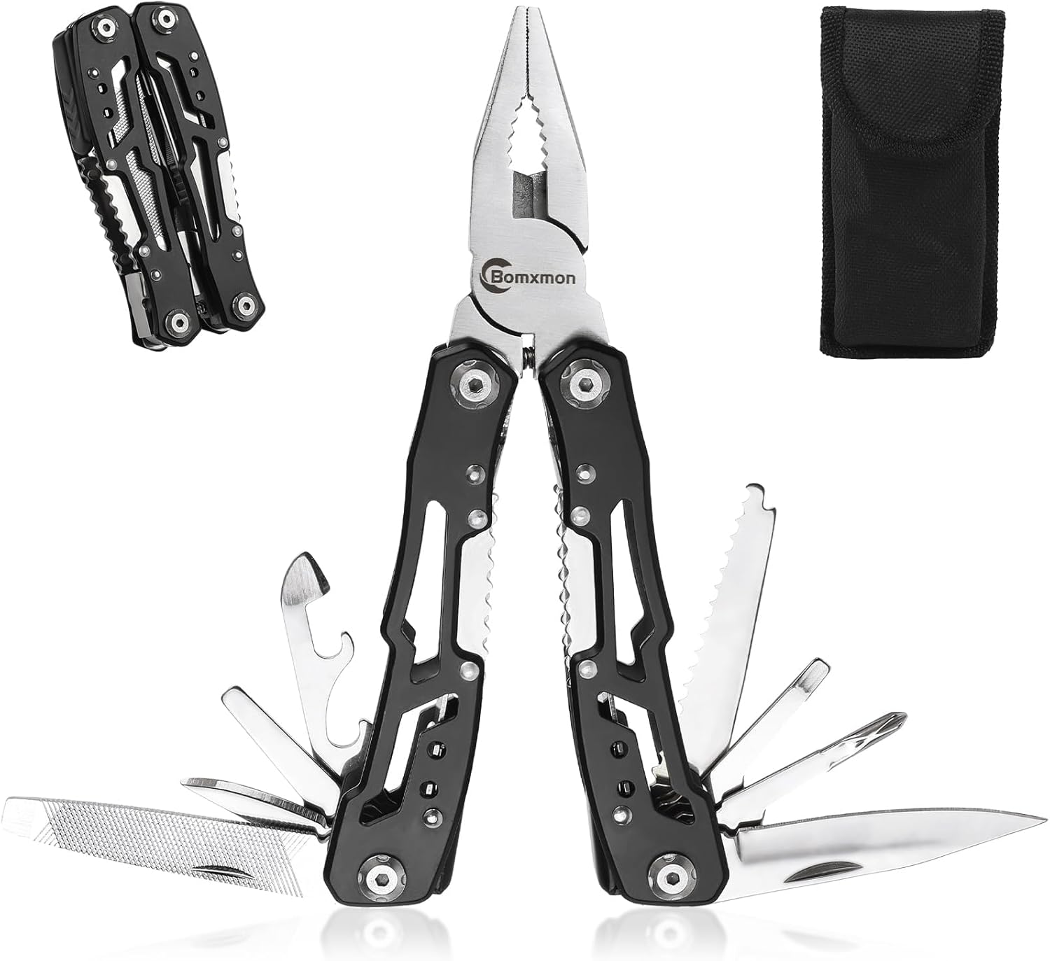 Multitool Werkzeug mit Zange, 13 in 1 Zange Schraubendreher Messer Säge usw, Multi-Tool für Freien Camping Angeln, Outdoor Mini Werkzeug Ideal Geschenke für Frauen Männer 1 Multitool Werkzeug mit Zange, 13 in 1 Zange Schraubendreher Messer Säge usw, Multi-Tool für Freien Camping Angeln, Outdoor Mini Werkzeug Ideal Geschenke für Frauen Männer
