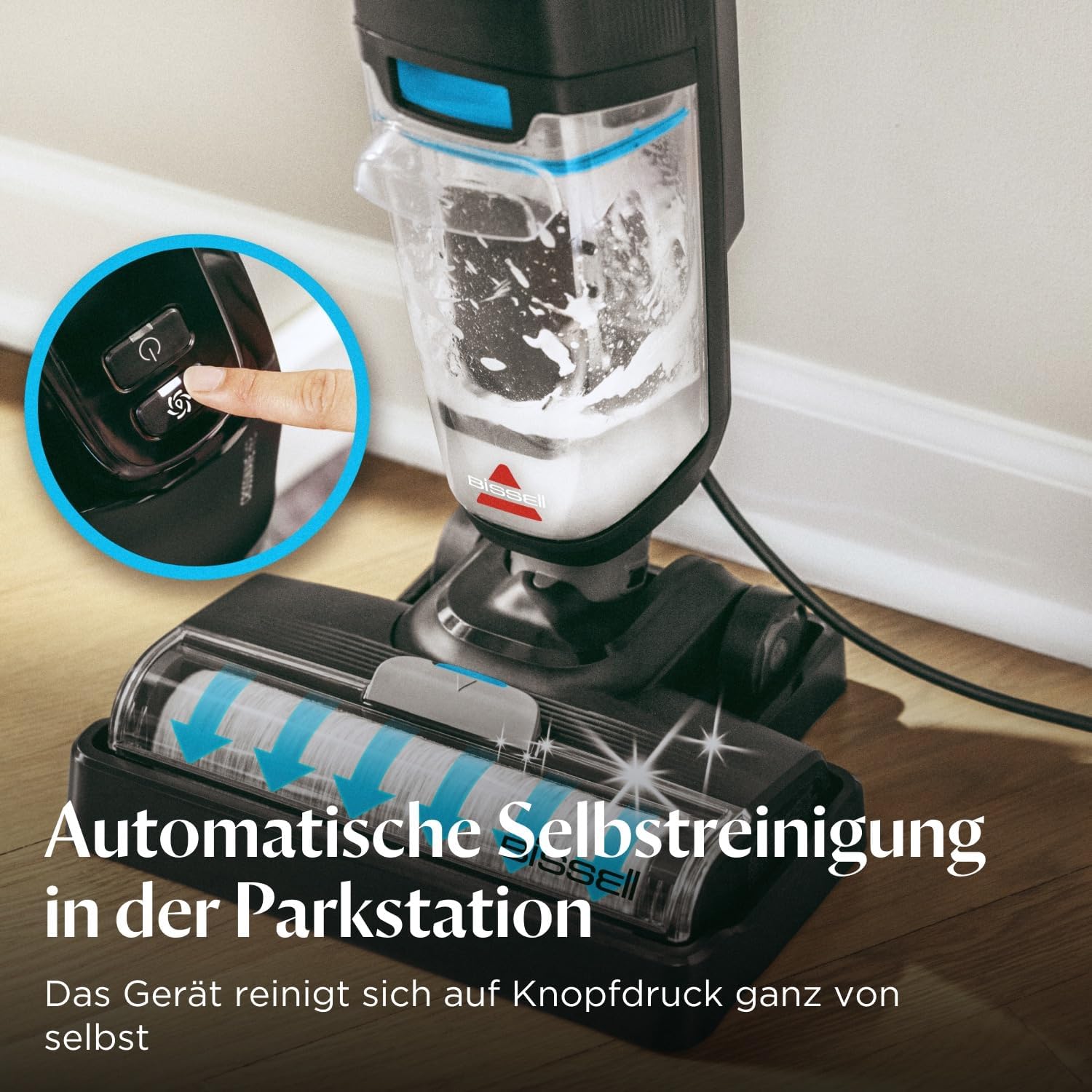 Bissell CrossWave HF2 Nass- & Trockensauger mit Kabel 3845N | Saugen & Wischen in einem, leichter Nasssauger mit hoher Leistung, nur für harte Böden 5 Bissell CrossWave HF2 Nass- & Trockensauger mit Kabel 3845N | Saugen & Wischen in einem, leichter Nasssauger mit hoher Leistung, nur für harte Böden – Bild 5