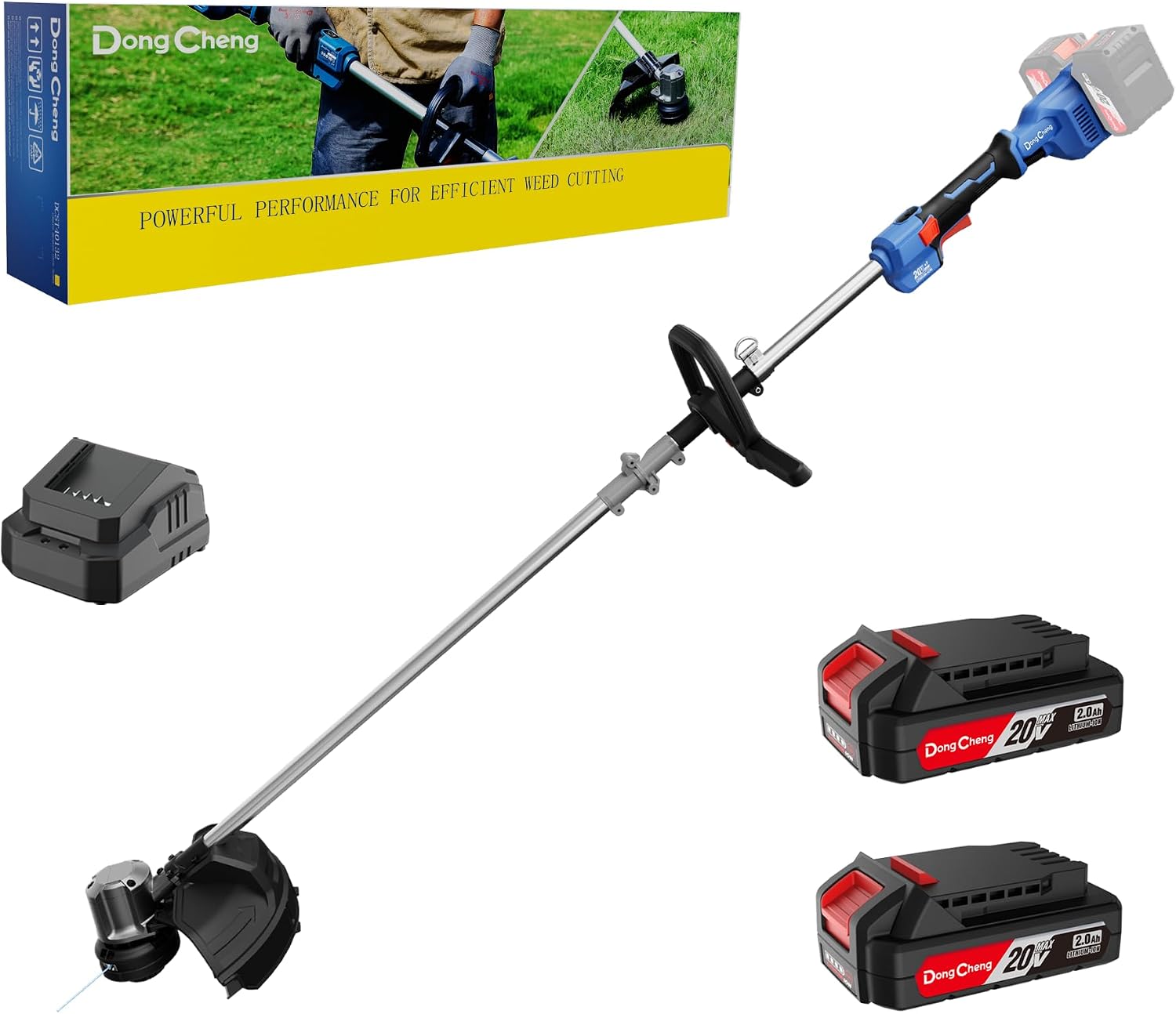 Dong Cheng Akku Rasentrimmer & Kantenschneider 40V, 33cm Schnittbreite 1 Dong Cheng Akku Rasentrimmer & Kantenschneider 40V, 33cm Schnittbreite