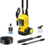 Kärcher Hochdruckreiniger K 5 FJ, Druck: max. 145 bar, Fördermenge: 500 l/h, Flächenleistung: 40 m²/h, Wasserfilter, Gewicht: 6,3 kg, HD-Pistole,Dreckfräser, Vario Power Jet, Schaumdüse