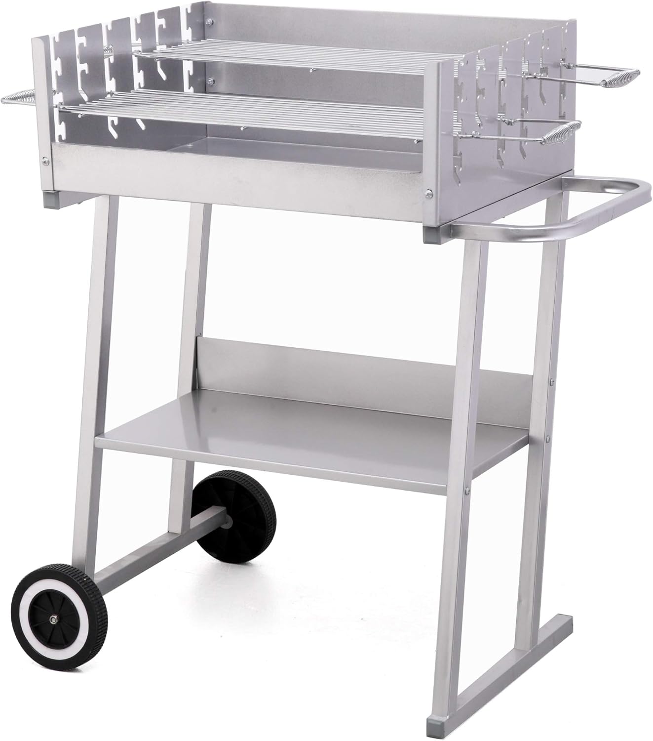 tepro Pasadena 1030 Holzkohlengrill – Großer BBQ‑Trolley mit ca. 58×41 cm Grillfläche, windstabilem Windschutz & 2 verchromten, höhenverstellbaren Grillrosten 4 tepro Pasadena 1030 Holzkohlengrill – Großer BBQ‑Trolley mit ca. 58×41 cm Grillfläche, windstabilem Windschutz & 2 verchromten, höhenverstellbaren Grillrosten – Bild 4