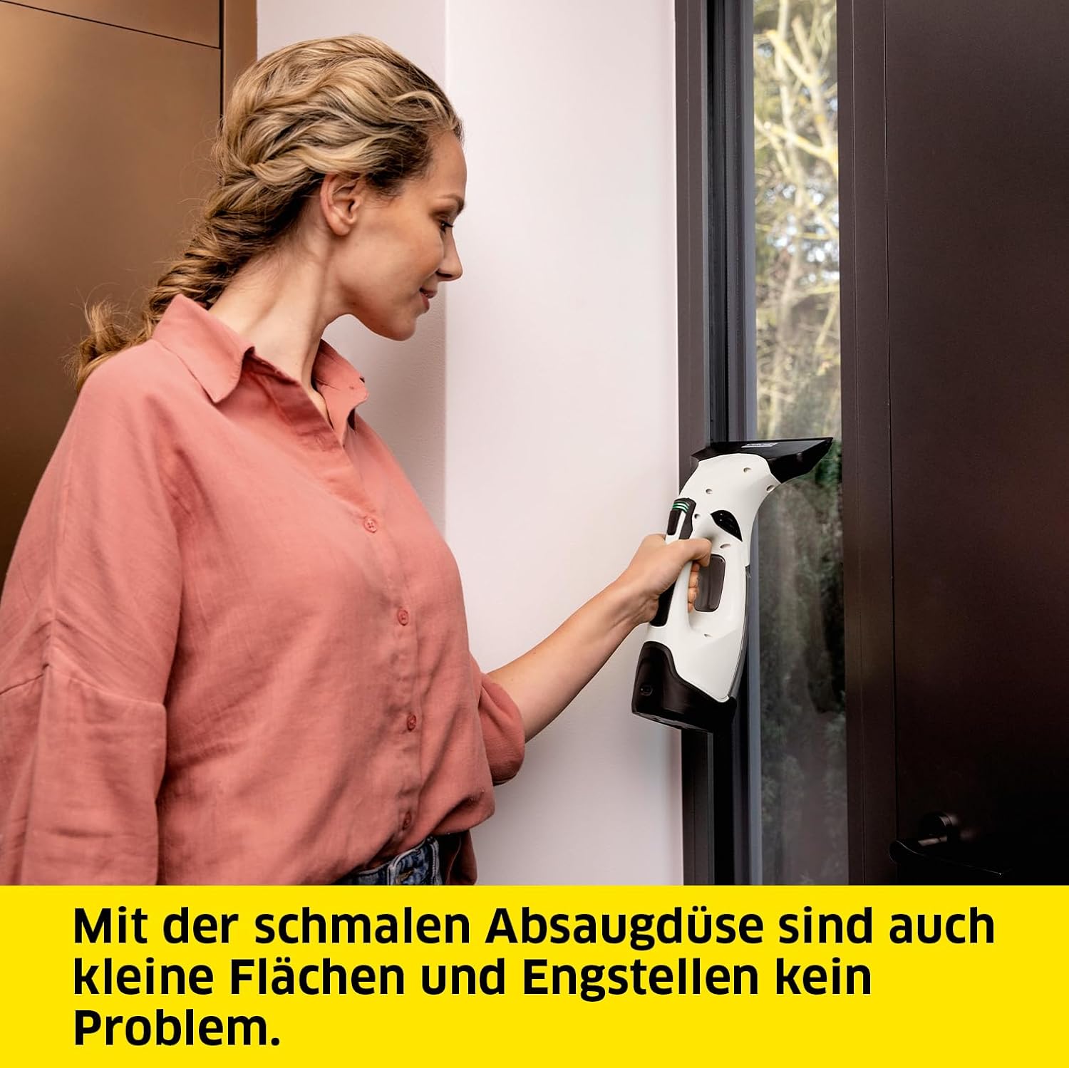 KÄRCHER Fenstersauger WV 5 Plus N Battery, mit zusätzlichem Akku, LED-Ladezustandsanzeige, 2 Absaugdüsen, Sprühflasche mit Mikrofaserbezug, 20 ml Fensterreiniger-Konzentrat 5 KÄRCHER Fenstersauger WV 5 Plus N Battery, mit zusätzlichem Akku, LED-Ladezustandsanzeige, 2 Absaugdüsen, Sprühflasche mit Mikrofaserbezug, 20 ml Fensterreiniger-Konzentrat – Bild 5