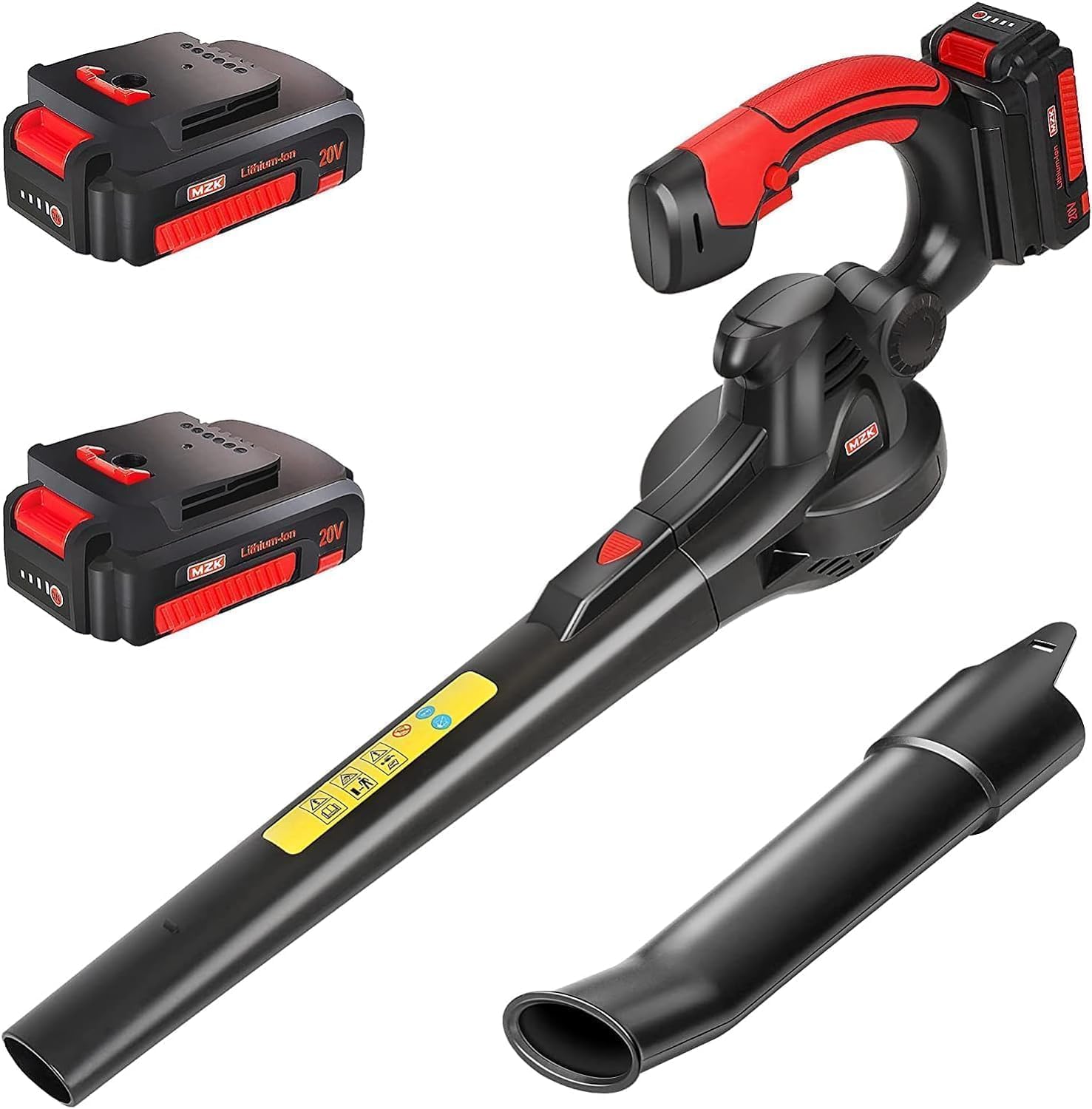 MZK 20V Akku-Laubbläser, 210 km/h & 770 m³/h Laubgebläse, Ultra-Leichter Laubpuster für Garten & Terrasse (Inkl. 2X 2.0Ah Akkus & Ladegerät) 1 MZK 20V Akku-Laubbläser, 210 km/h & 770 m³/h Laubgebläse, Ultra-Leichter Laubpuster für Garten & Terrasse (Inkl. 2X 2.0Ah Akkus & Ladegerät)