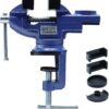 CCLIFE Schraubstock Drehbar 360° 50/70 mm Tischschraubstock | Tischschraubstock, Werkbank, Parallelschraubstock, Heimwerker, Werkstatt, robust, präzise, langlebig 7 71yLmAarYTL. AC SL1500 1