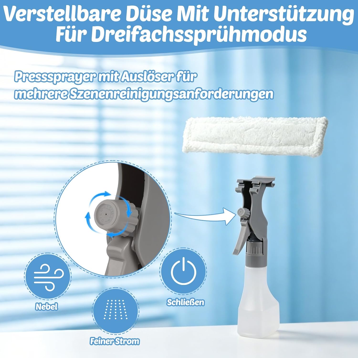 Fenstersauger Fensterputzer Fensterreiniger, Fensterreiniger mit 1,5 KPA Saugkraft, 150 ml Schmutzwassertank, 28 cm Gummilippe, 3000 mAh Akku für Fenster, IPX4 Wasserdicht,Spiegel & Fliesen 4 Fenstersauger Fensterputzer Fensterreiniger, Fensterreiniger mit 1,5 KPA Saugkraft, 150 ml Schmutzwassertank, 28 cm Gummilippe, 3000 mAh Akku für Fenster, IPX4 Wasserdicht,Spiegel & Fliesen – Bild 4