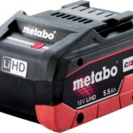 metabo LiHD Akkupack - 18 V / 5.5 Ah - Hochleistungs-Batterie für Lange Laufzeiten, intelligente Akkuverwaltung, AIR Cooled Ladetechnologie - Akku für anspruchsvolle Anwendungen