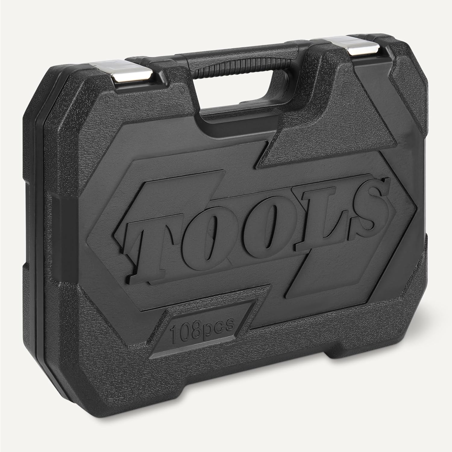 Amazon Basics Steckschlüsselsatz mit Ratschen, Verlängerungen und Bits, CRV-Stahl, Ratschenschlüssel-Set für Heimwerker und Autoreparaturen, 108 Teile, Inklusive Aufbewahrungskoffer 5 Amazon Basics Steckschlüsselsatz mit Ratschen, Verlängerungen und Bits, CRV-Stahl, Ratschenschlüssel-Set für Heimwerker und Autoreparaturen, 108 Teile, Inklusive Aufbewahrungskoffer – Bild 5