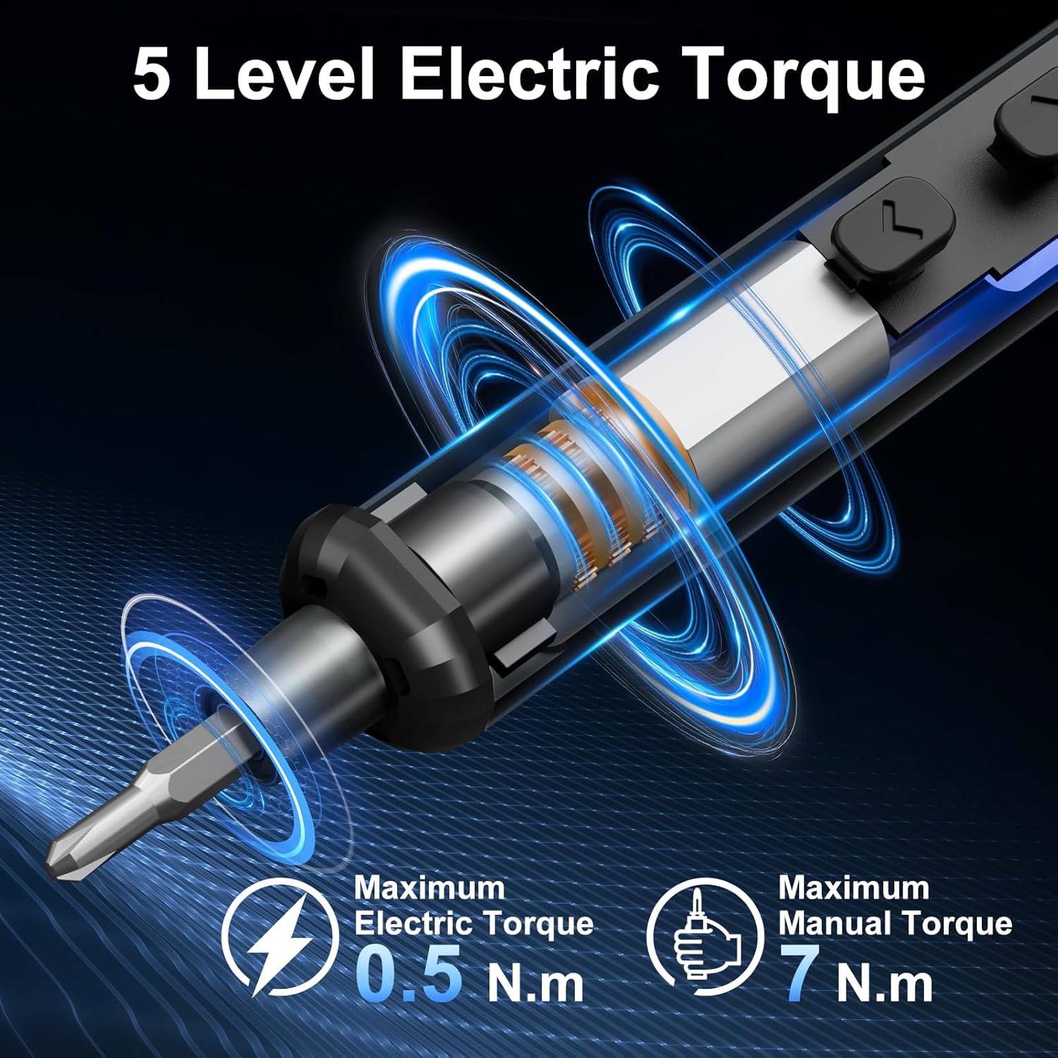 STREBITO Mini elektro schraubendreher mit S2 bits elektronik werkzeug set | USB‑C Aufladbarer Mini-Elektroschrauber-Set mit 50 bits feinmechaniker schraubendreher Reparatur werkzeug für PC & Elektronik 2 STREBITO Mini elektro schraubendreher mit S2 bits elektronik werkzeug set | USB‑C Aufladbarer Mini-Elektroschrauber-Set mit 50 bits feinmechaniker schraubendreher Reparatur werkzeug für PC & Elektronik – Bild 2