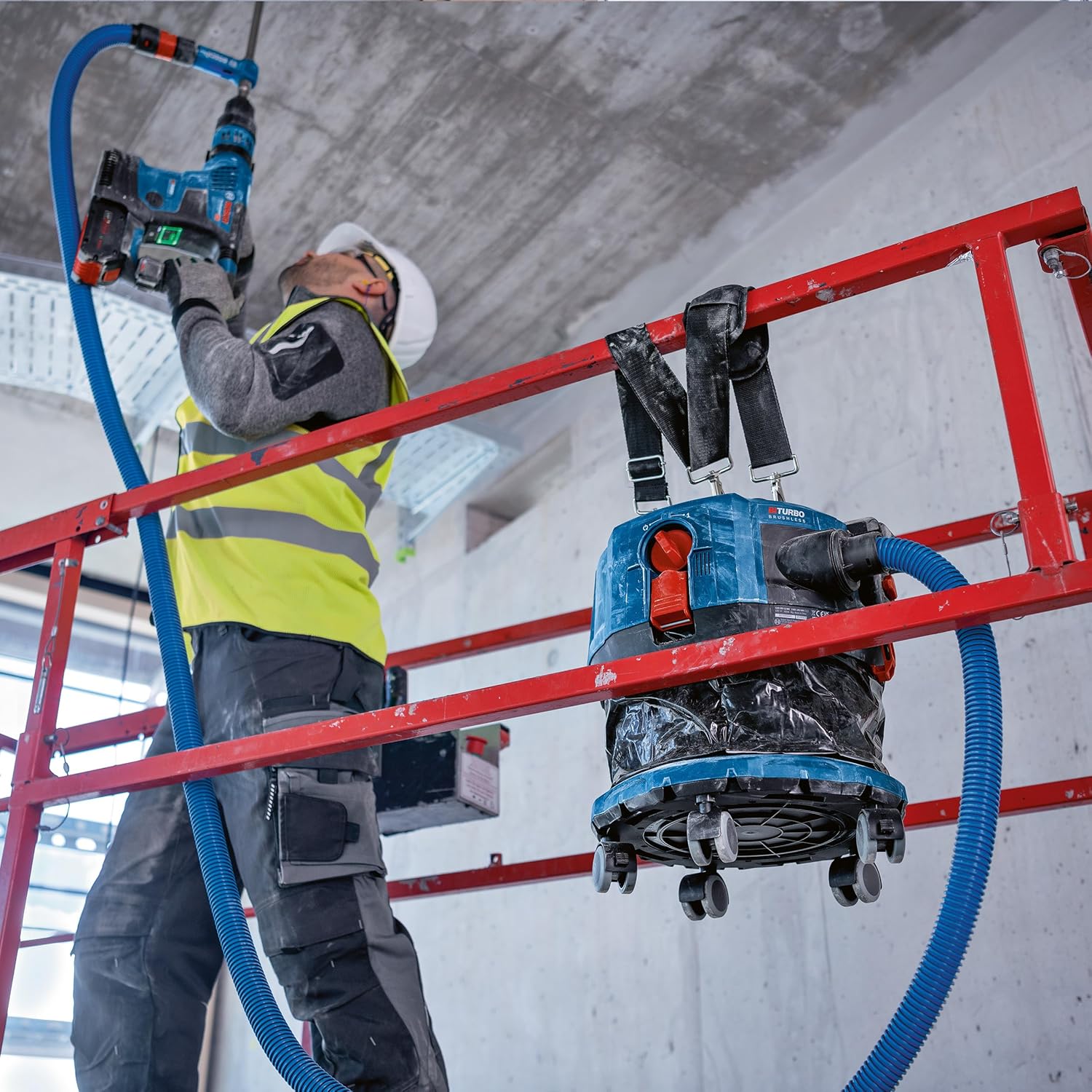 Bosch PRO 18V System Akku Staubsauger GAS 18V-12 MC (Staubschutz der Klasse M, HEPA-Filter, inkl. GCT 30-42, 3x flexibles Gummiband, verschiedene Zubehöre, ohne Akku/Ladegerät) 3 Bosch PRO 18V System Akku Staubsauger GAS 18V-12 MC (Staubschutz der Klasse M, HEPA-Filter, inkl. GCT 30-42, 3x flexibles Gummiband, verschiedene Zubehöre, ohne Akku/Ladegerät) – Bild 3