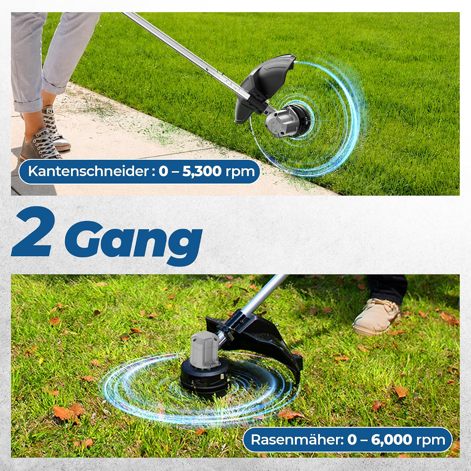 Dong Cheng Akku Rasentrimmer & Kantenschneider 40V, 33cm Schnittbreite 4 Dong Cheng Akku Rasentrimmer & Kantenschneider 40V, 33cm Schnittbreite – Bild 4