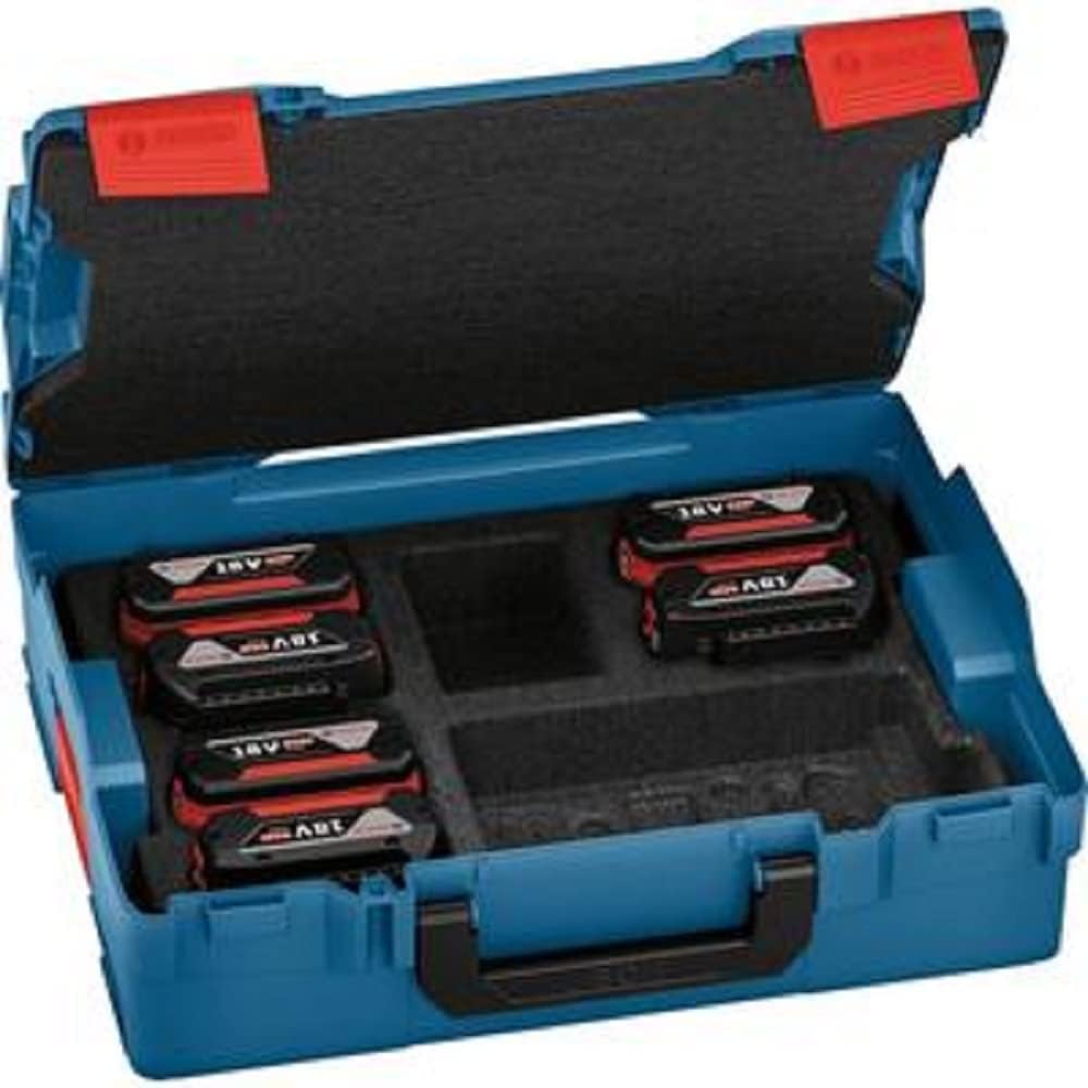 Bosch Professional 18V System Akku Set: 6X GBA 18V 4.0Ah (inkl. Einlage für Starter-Sets, in L-BOXX) 2 Bosch Professional 18V System Akku Set: 6X GBA 18V 4.0Ah (inkl. Einlage für Starter-Sets, in L-BOXX) – Bild 2