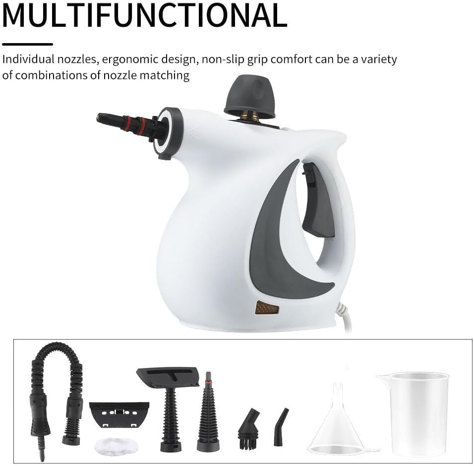Dampfera Handdampfreiniger Set mit Zubehör, Dampfreiniger für Haus & Auto 3 Dampfera Handdampfreiniger Set mit Zubehör, Dampfreiniger für Haus & Auto – Bild 3