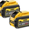 DEWALT DCB547 18V / 54V XR FLEXVOLT 9.0ah Akku DCB547-XJ-Twin Pack, 18V, Gelb, 2 Stück 2 51UBHKFjIsL. AC SL1000